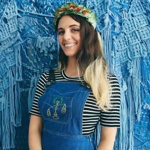 Libra Astrology Justice For All Denim Jumper Dress